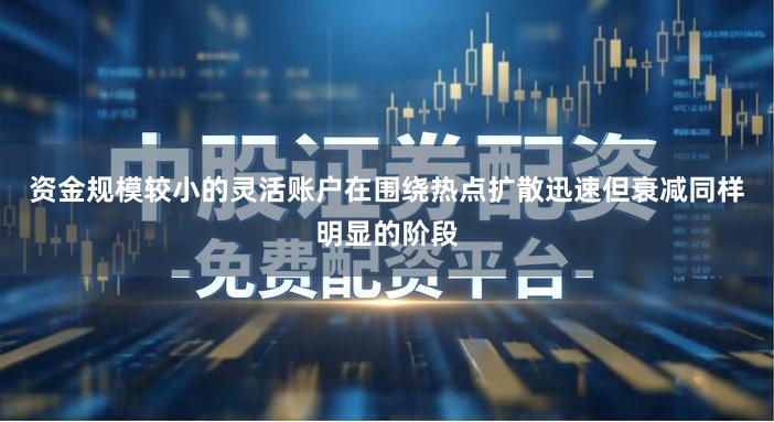 资金规模较小的灵活账户在围绕热点扩散迅速但衰减同样明显的阶段