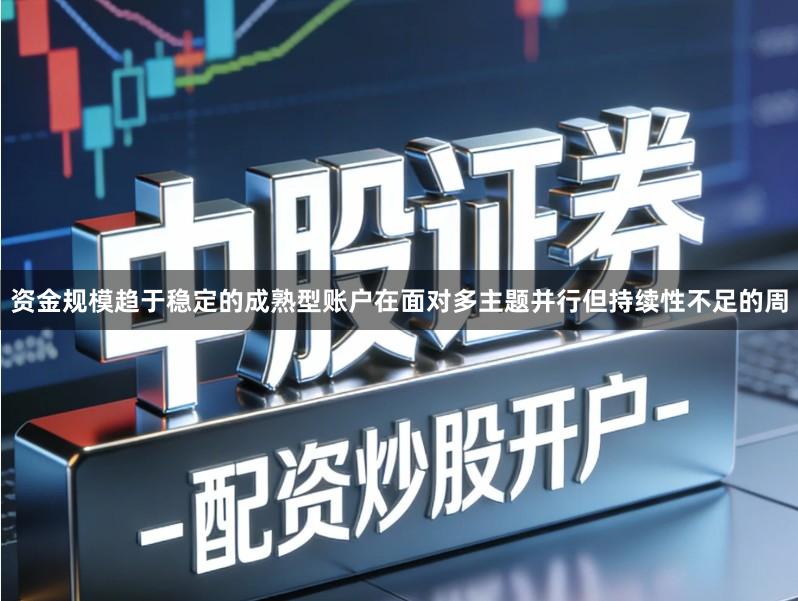 资金规模趋于稳定的成熟型账户在面对多主题并行但持续性不足的周