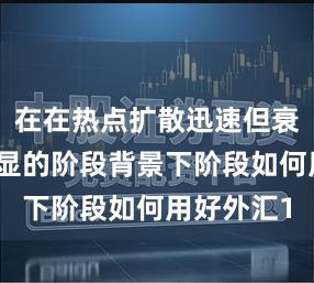 在在热点扩散迅速但衰减同样明显的阶段背景下阶段如何用好外汇1
